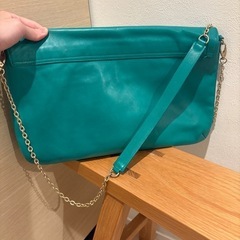 ZARA 本革　ショルダーバックの画像