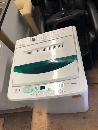 NO B357?福岡市内配送設置無料✨?ヤマダ電機オリジナル　全自動電気洗濯機　(4.5kg) HerbRelax YWM-T45A1