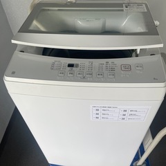 ニトリ 洗濯機 中古 NTR60 2021年製 6.0kg ホワイト 送風 乾燥