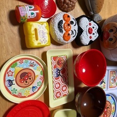 アンパンマン　おままごと　炊飯器　　和食セットの画像
