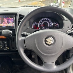 AA評価4点 スズキ パレットSW 社外アルミがカッコ良い！★総額15.8万円★車検付き 社外ナビ フルセグTV ETC 片側パワスラ スマキー 冷暖房確認済み 修復歴なし！の画像