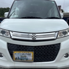 AA評価4点 スズキ パレットSW 社外アルミがカッコ良い！★総額15.8万円★車検付き 社外ナビ フルセグTV ETC 片側パワスラ スマキー 冷暖房確認済み 修復歴なし！の画像
