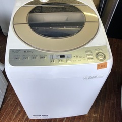 NO B346 🌈福岡市内配送設置無料✨🌈ES-GV9B-N 全自動洗濯機 ゴールド系 [洗濯9.0kg /乾燥機能無 /上開き] の画像