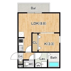 🏢安心の叶えRoom✨『1LDK』柏市松葉町✨敷金礼金無料💰✨人...