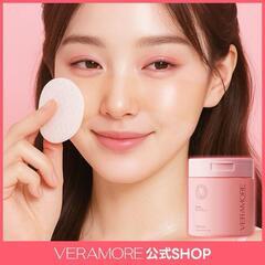 VERAMORE ローズ＆ティーツリークレンジングパッド　70枚　韓国　コスメの画像