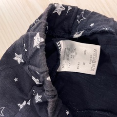 星柄ジャージショートパンツ　100サイズの画像
