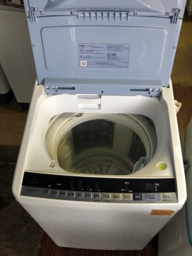 NO B341?福岡市内配送設置無料✨?日立 全自動洗濯機 ビートウォッシュ 7kg ブルー BW-V70B A