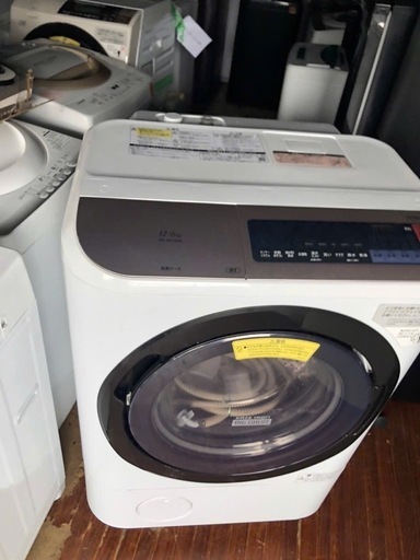 NO  ?福岡市内配送設置無料✨?BD-NX120BR-N ドラム式洗濯乾燥機 ビッグドラム シャンパン [洗濯12.0kg /乾燥6