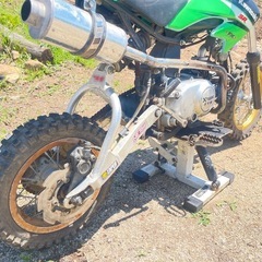 引取限定 ミニモトクロス オフロードバイク FYM エクストリーム125 4ストの画像