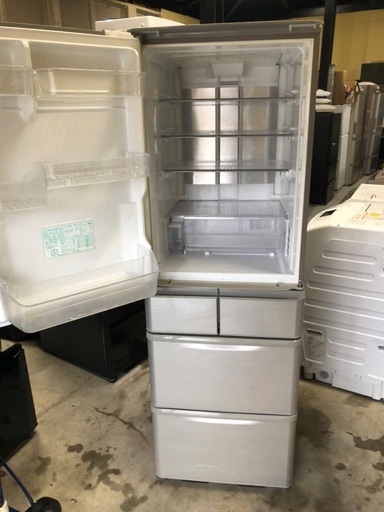 NO B368 ?福岡市内配送設置無料✨?シャープ SHARP プラズマクラスター冷蔵庫 (412L・どっちもドア) 5ドア シャイニ