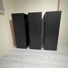 3セット　カラーボックス　ブラック　棚 の画像