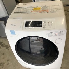NO B363 🌈福岡市内配送設置無料✨🌈TW-95G7L-W ドラム式洗濯乾燥機 ZABOON（ザブーン） グランホワイト [洗濯9.0kg /乾燥5.0kg /ヒーター乾燥(水冷・除湿タイプ) /左開き] 2019年式の画像