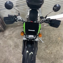 カワサキ　スーパーシェルパ250 実動 オフロード　始動動画有り　ETC2.0付き　GIVIリアボックス付の画像