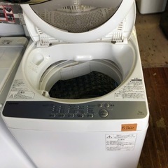 NO B360 🌈福岡市内配送設置無料✨🌈東芝 全自動洗濯機 5kg グランホワイト AW-5G6 W 2019年式の画像