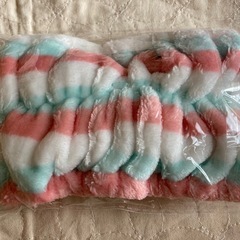 【✨新品✨】ペールボーダーフランネル　ヘアターバンの画像