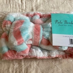 【✨新品✨】ペールボーダーフランネル　ヘアターバンの画像