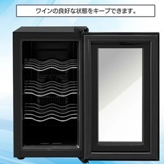 ワインセラー ペルチェ式 小型  アイリスオーヤマの画像