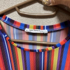 値下げ【新品未使用】ZARA トップス　シースルー半袖　　の画像