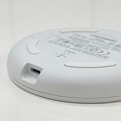 スマホ　ワイヤレス充電器　円型　USB　置くだけ　白　美品の画像