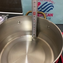 18cm 小鍋 ソースポット 栗林商事(株) ステンレススチールの画像