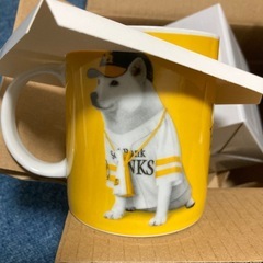 SoftBank hawks ソフトバンク　お父さん　マグカップ　ブランケットの画像