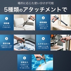 新品　未開封　掃除機　エアダスター  電動エアダスター  ブロワーの画像