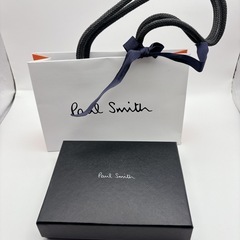 [新品未使用]Paul Smith ポールスミス 二つ折り財布 ブラックの画像