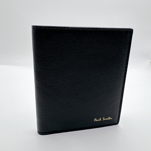 [新品未使用]Paul Smith ポールスミス 二つ折り財布 ブラック