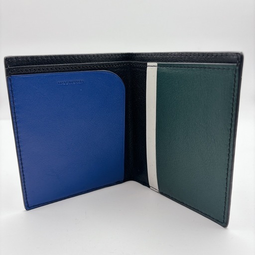 ポールスミス★二つ折り財布★新品・未使用品★ブラック×パープル Paul Smith（ポール・スミス） 二つ折り財布 小銭入れ付 PS ゼブラ