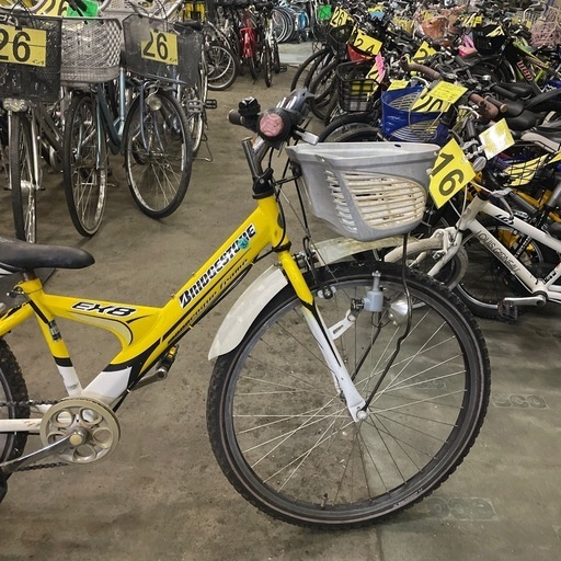 【5318】子供車　ブリヂストン　26インチ　7,200円（防犯・税込）