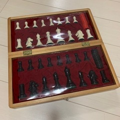 【売却済】チェスセット DELUXE CHESS&CHECKER...