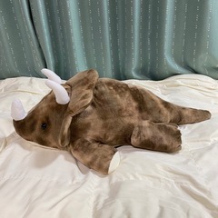 トリケラトプス　恐竜　ぬいぐるみの画像