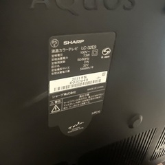テレビ　AQUOS テレビ台　セットの画像