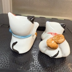 猫　箸置き　陶器の画像