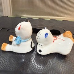 猫　箸置き　陶器の画像