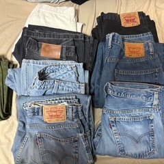 値下げ超特価‼️まとめ売り34点‼️デニム、アウター、Tシャツ付きの画像