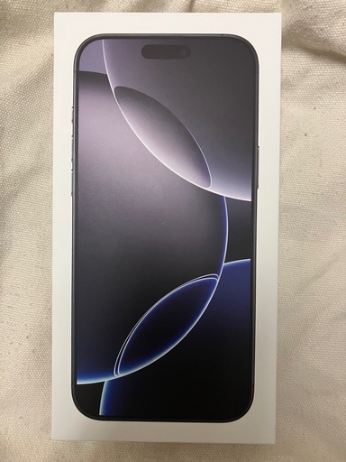 新品・未開封】香港版 iPhone16 Pro Max ブラックチタニウム