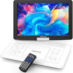 ポータブルdvdプレーヤー 15.6インチ超大画面 内蔵ダブルス...