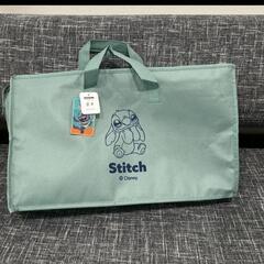 スティッチ　クッション枕　緑