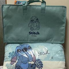 スティッチ　クッション枕　緑の画像