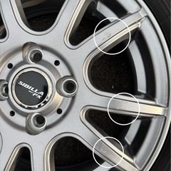 【タイムセール】タイヤホイールセット　175/65R14  の画像
