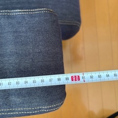 無印　ソファ　2 人掛け　デニムの画像