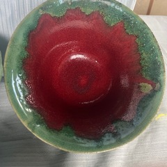 青色ベース食器の画像