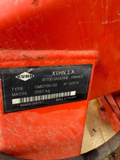 KUHN S·A  KUHN GMO700-G7連大人気 作業機 草刈り 牧草 農機具 