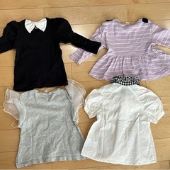 女の子　90cm 半袖　長袖　プチマイン　ブランシェス　アプレレクールの画像