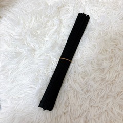 【新品】50本入 ディフューザースティック 芳香のためのリードスティック ブラック 黒の画像