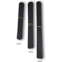 【新品】50本入 ディフューザースティック 芳香のためのリードスティック ブラック 黒の画像