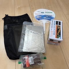 キャンプ焚き火セットの画像