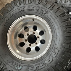 十勝帯広発⭐︎ミッキートンプソン⭐︎15x10J-48⭐︎マキシスマッドタイヤ付⭐︎引き取り限定⭐︎の画像