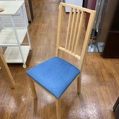 【軽トラ無料貸し出し】【ナチュラル×ネイビー】【ダイニング3点セット】【トレファク所沢店】の画像